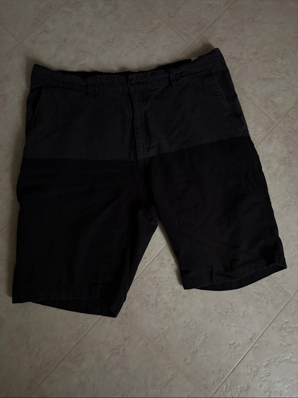Men's Black Flat Front Shorts - Clean Everyday Style